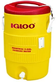 IGLOO Yellow And Red Portable Water Cooler (5 Gallon)