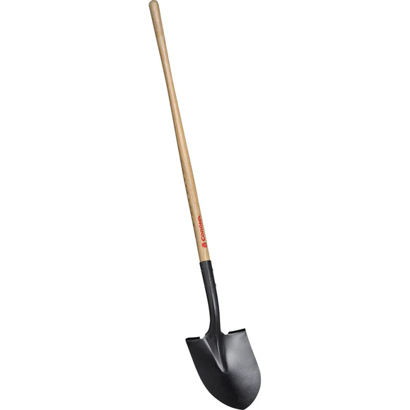 Corona SS26000 Shovel, Round Point, Heavyweight Wood Handle, 3/Case