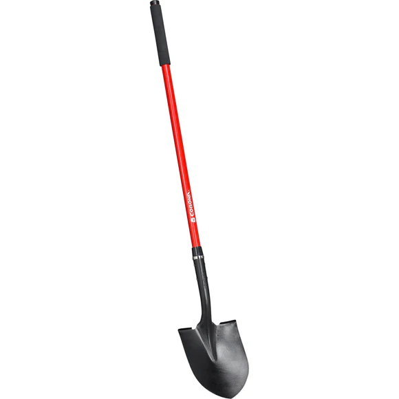 Corona SS26020 Shovel, Round Point, Heavyweight Fiberglass Handle, 3/Case