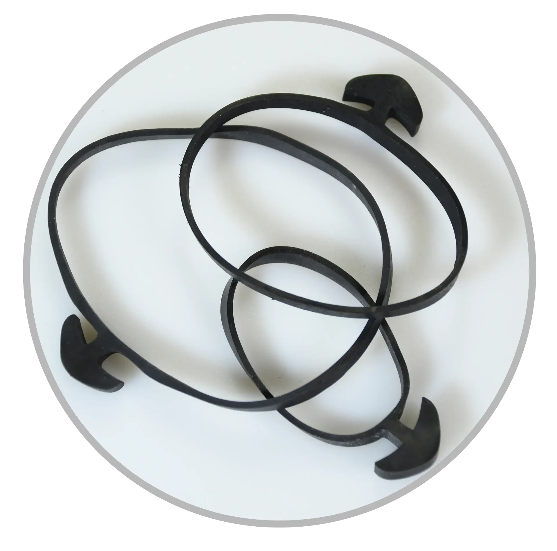 Agricultural Tab Bands, EPMD Rubber (2" - 9,100 per case)