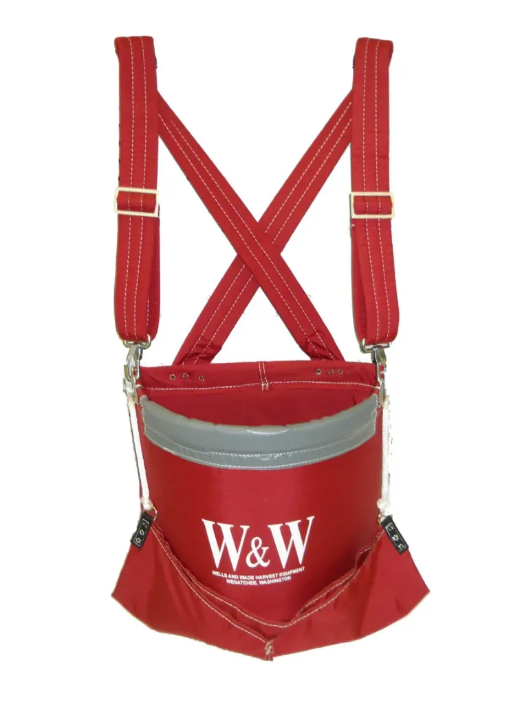 Wells & Wade 57006P-DH, Apple Bag/Bucket with Padded Straps (Each)