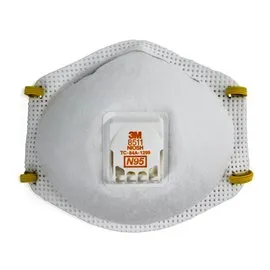3M™ 8511 N95 Disposable Mask w/Cool Flow™ Exhalation Valve,  80/Case